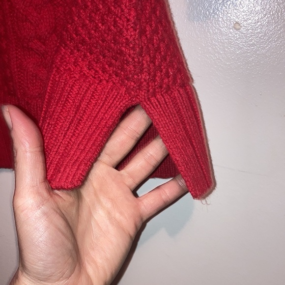 GAP kids red knitted sweater, length is below knee (I am 5’4”), size XXL (14-16) - Picture 7 of 12